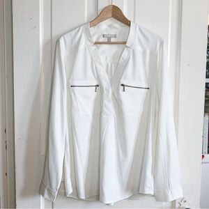 White Women’s Blouse Banana Republic Size L